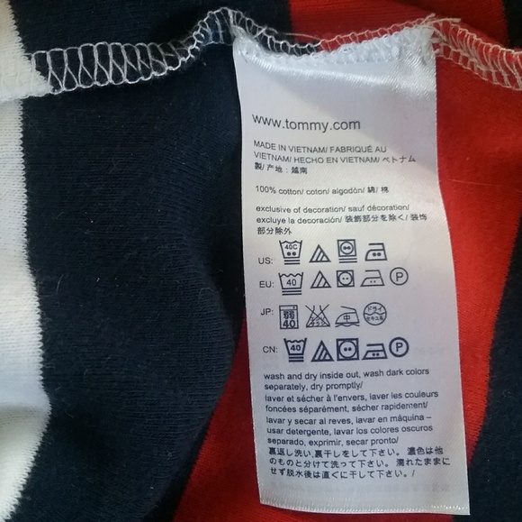 Tommy Hilfiger Stripe Red White and Blue Top - Picture 6 of 6